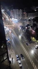 Rainy evening documented in Meknes, Morocco