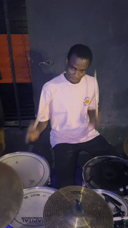 Full band performs live at indoor venue in Nkpor, Nigeria