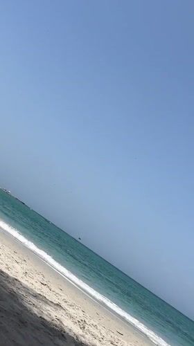 Calm beach day documented at Pampatar, Venezuela