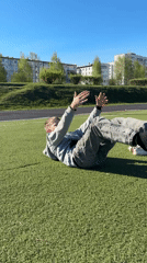 Early morning workout session observed in Chaikovsky, Russia