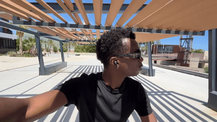 Scooter ride and marina views in Sant Adrià de Besòs