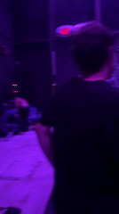 Nightclub scene captured in North Kuta with dancing patrons