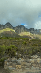 Hout Bay's dramatic mountain landscape captured on April afternoon