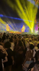 Music festival draws large crowd in Kuta Selatan, Indonesia