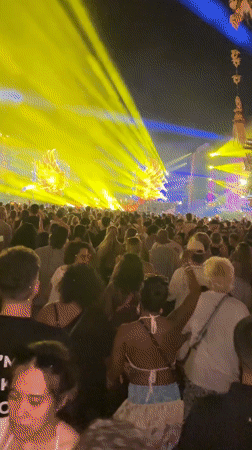 Music festival draws large crowd in Kuta Selatan, Indonesia