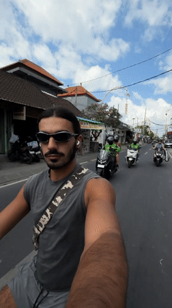 Scooter rides and poolside moments in North Kuta, Bali
