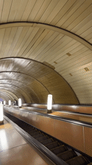 Moscow Metro journey through ornate stations and train cars