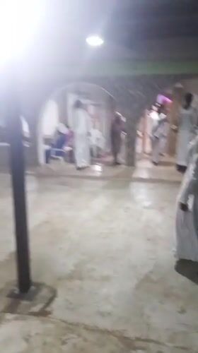 Religious gathering with white-robed congregation observed in Lokoja, Nigeria