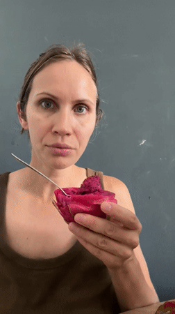 Dragon fruit fun and fruity poses in Fethiye