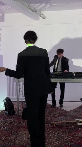 Live music and dancing at an indoor Paris venue