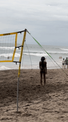 Morning beach activities captured in North Kuta, Indonesia