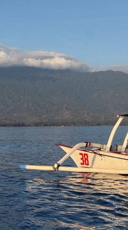 Boat 'Samudra Emas' underway near Indonesian coastline