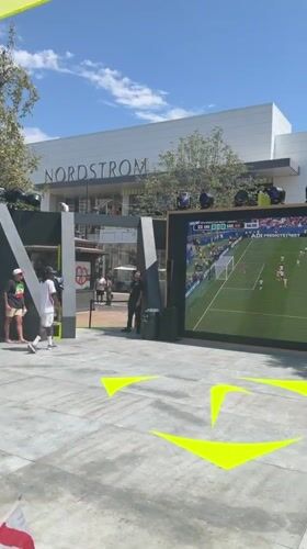 Nike Soccer branded event draws crowd at LA's The Grove