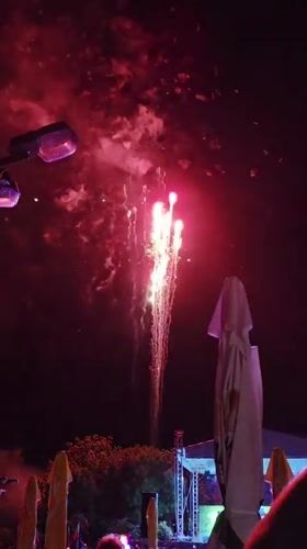 Folklore festival night in Gara Oreshets: live music and fireworks