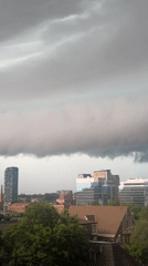 Heavy storm clouds descend over Ottawa's skyline