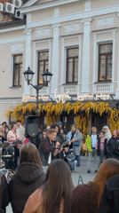 Street band performs in Kazan square, draws crowds