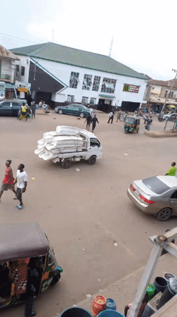 Ordinary street life documented in Bukuru, Nigeria