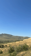 Morning landscape views captured across desert highway terrain