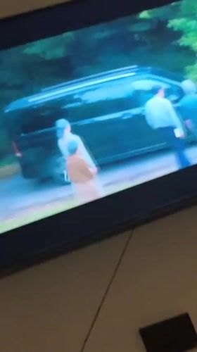 Casual TV watching recorded in Nigerian neighborhood Sunday afternoon