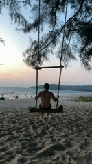 Routine beach life documented in Choeng Thale, Thailand