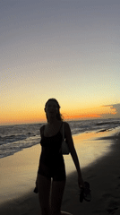 Rocky beach sunset documented by witnesses in North Kuta