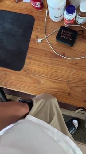 Person gathers keys, electronics from desk in Zlatograd