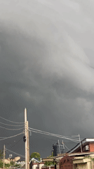 Dark overcast skies blanket Egan neighborhood, Nigeria