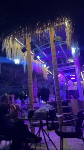 Beach club night out in Burgas, lights and conversation