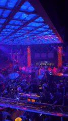 Nightclub crowd captured on video in Sofia, Bulgaria