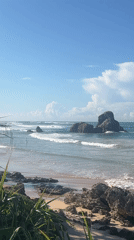 Early morning coastal activity recorded in southern Sri Lanka