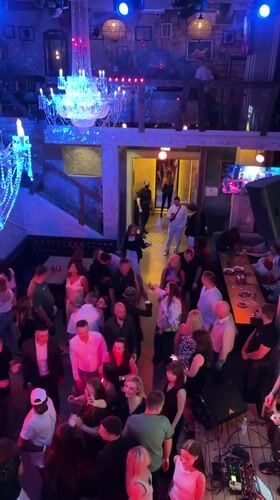 Live band performance at ornate Minsk venue