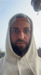 Summer morning at a rural Russian property with selfies and garden scenes