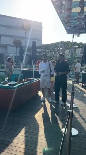 Rooftop beach club in full swing, Kuta Selatan, Bali