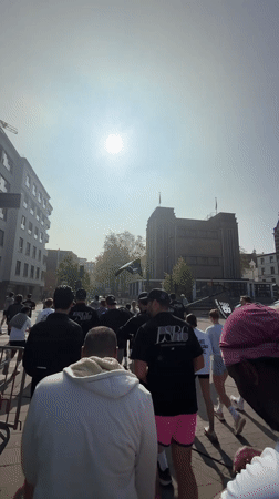 Organized running event draws crowds to Antwerp streets