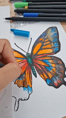 Morning art session and playtime in rural Kempelevo