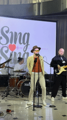 Live band performs at Sing & Sing venue in Perm