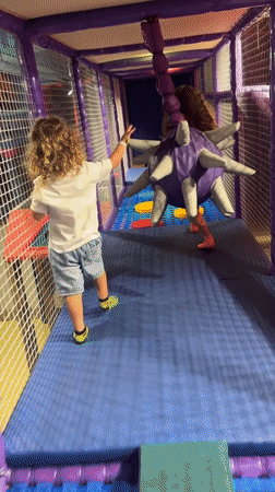 Families enjoy indoor playground and candy shop in Dubai