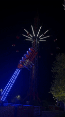 Carnival operates with rides and games in Omsk