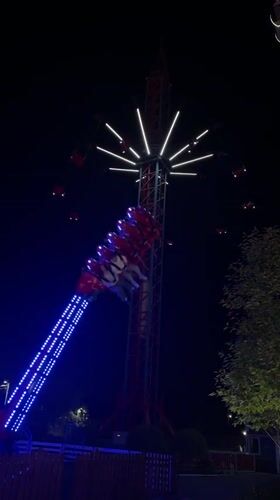 Carnival operates with rides and games in Omsk
