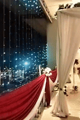 Wedding celebration with elaborate decorations held in Dhaka venue