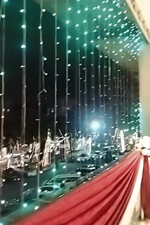Wedding celebration with elaborate decorations held in Dhaka venue