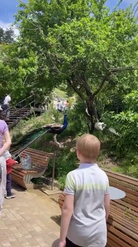 Tourists visit cave rock formation in Kislovodsk park