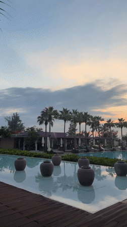 Beach resort sunset session in Dong Ninh Hoa Ward
