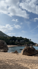 Lazy morning at a Ko Samui beach resort