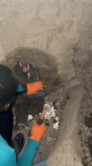 Plumber conducts pipe repairs in Angwan Sayawa, Nigeria