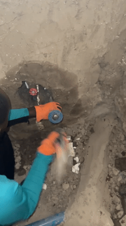 Plumber conducts pipe repairs in Angwan Sayawa, Nigeria