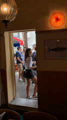 Ordinary lunch scene captured at Tel Aviv outdoor restaurant