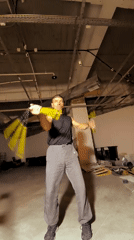 Nunchaku practice in a raw, unfinished Karaganda industrial space