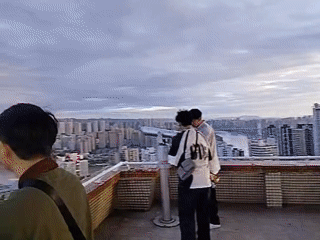 Panoramic city view captured from elevated position in Yuzhong District