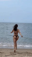 Morning beach scenes captured in Nha Trang, Vietnam